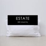 Ξενοδοχειακή Oxford 4 πλευρές μαξιλαροθήκη βαμβακοσατέν με ρίγα 2 cm Pennie Estate